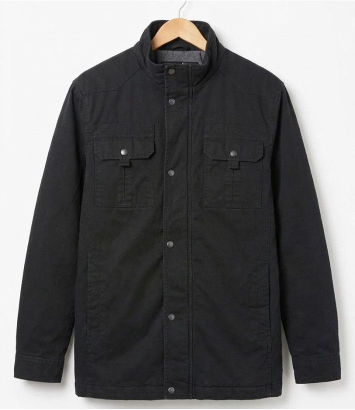 WINCHESTER NATION1N — Parka homme noire chaude matelassée