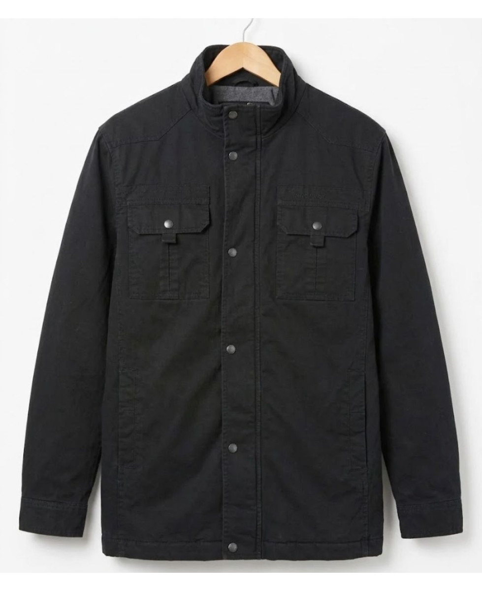 WINCHESTER NATION1N — Parka homme noire chaude matelassée