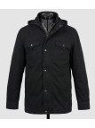 WINCHESTER NATION1N — Parka homme noire chaude matelassée