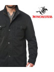 WINCHESTER NATION1N — Parka homme noire chaude matelassée