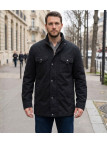WINCHESTER NATION1N — Parka homme noire chaude matelassée