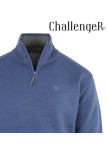 CHALLENGER PYLONE1 — Pull zippé marine col montant