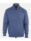 CHALLENGER PYLONE1 — Pull zippé marine col montant