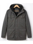 WINCHESTER NETWORK1G — Parka homme grise chaude matelassée