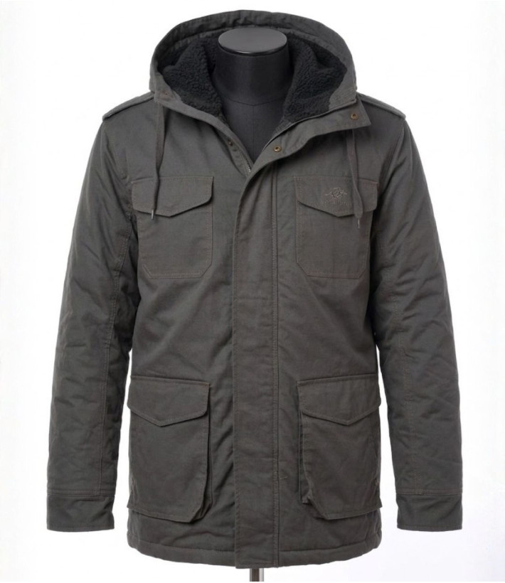 WINCHESTER NETWORK1G — Parka homme grise chaude matelassée