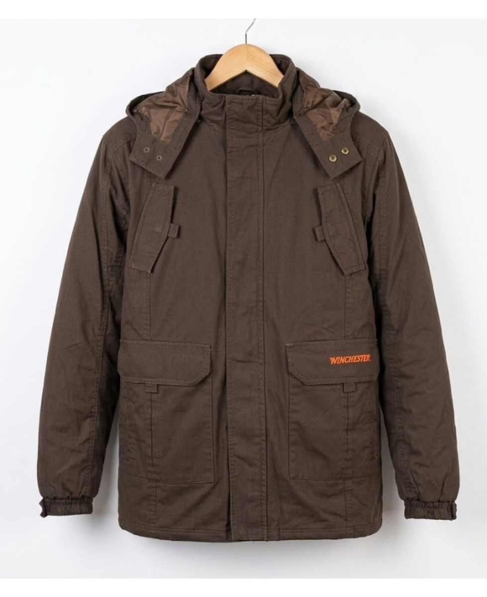 WINCHESTER NUMBERM — Parka homme marron chaude et isolante