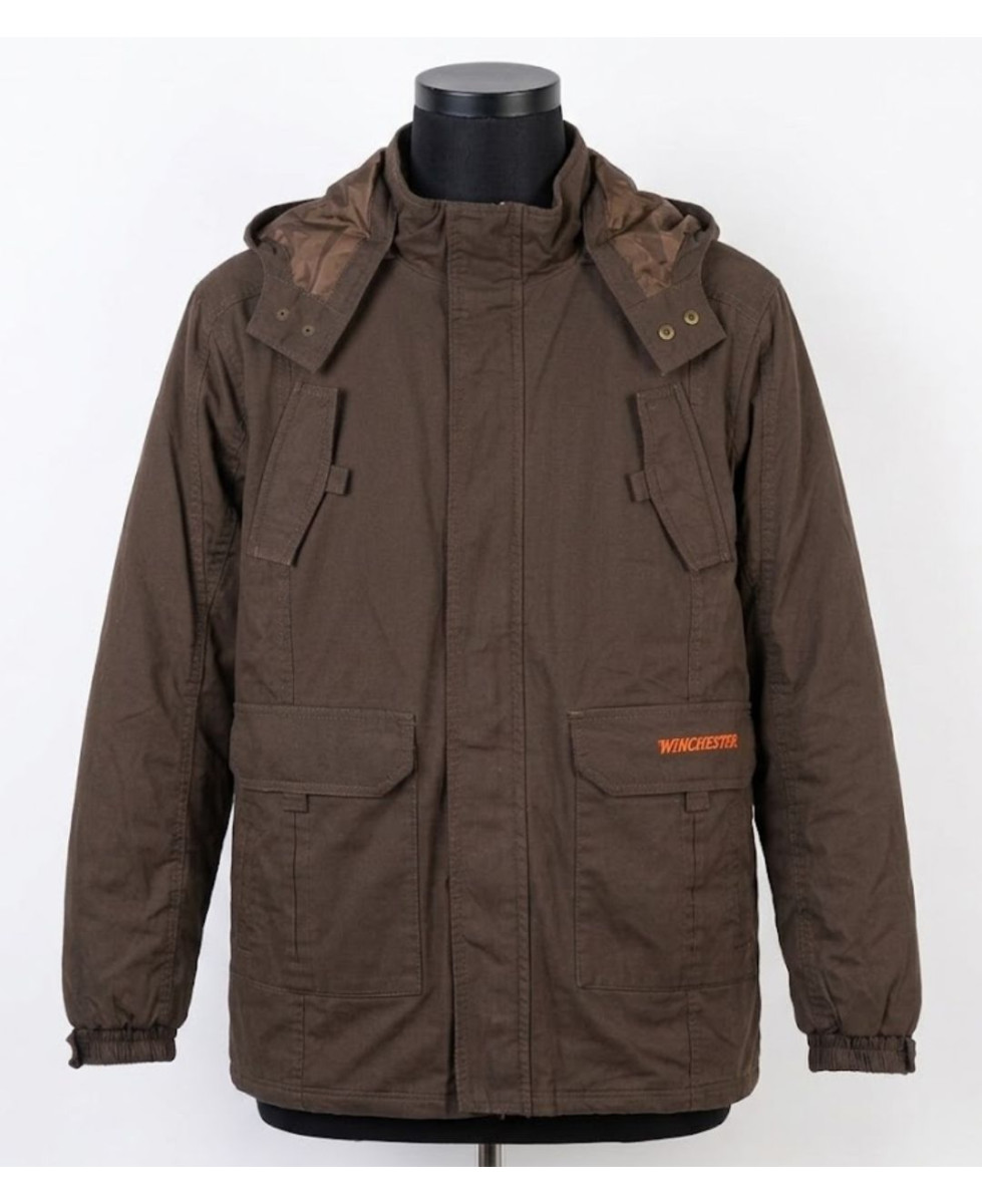 WINCHESTER NUMBERM — Parka homme marron chaude et isolante