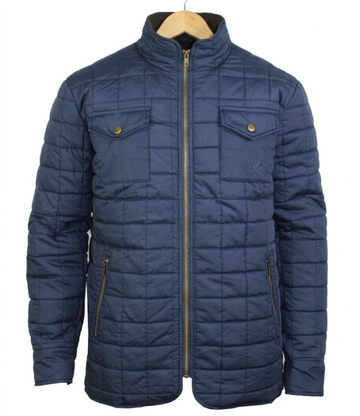 WINCHESTER JUDE2 — Blouson matelassé bleu chaud et sobre