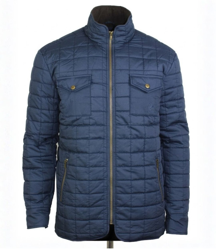 WINCHESTER JUDE2 — Blouson matelassé bleu chaud et sobre