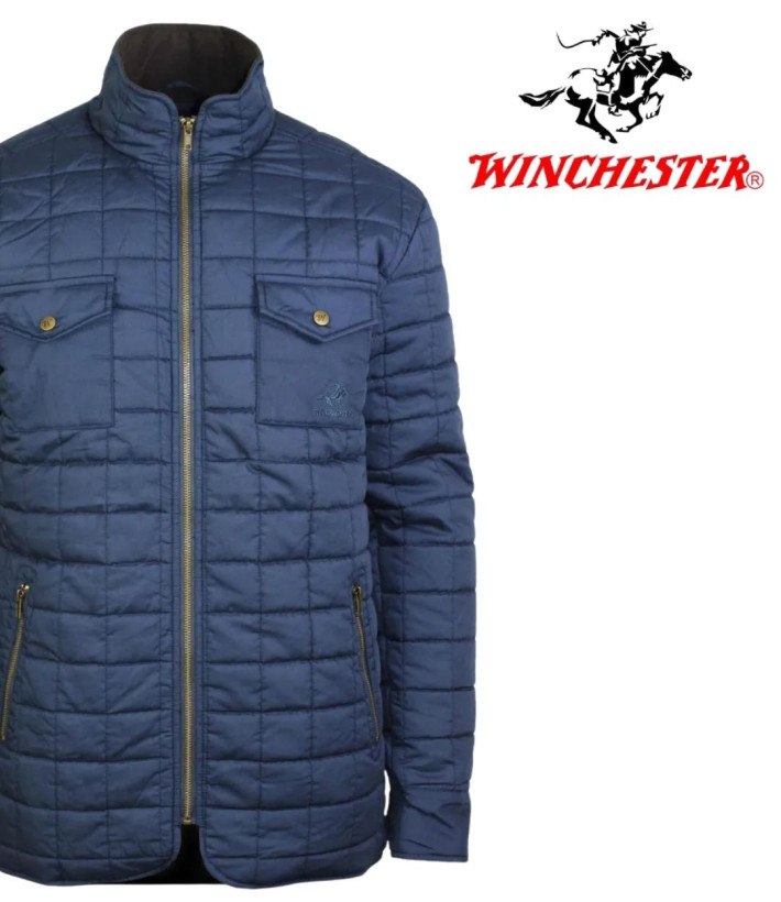 WINCHESTER JUDE2 — Blouson matelassé bleu chaud et sobre