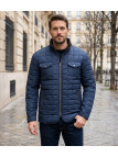WINCHESTER JUDE2 — Blouson matelassé bleu chaud et sobre