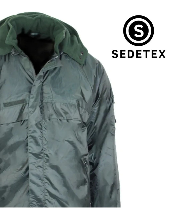 SEDETEX VIGNE — Parka homme kaki imperméable et isolante