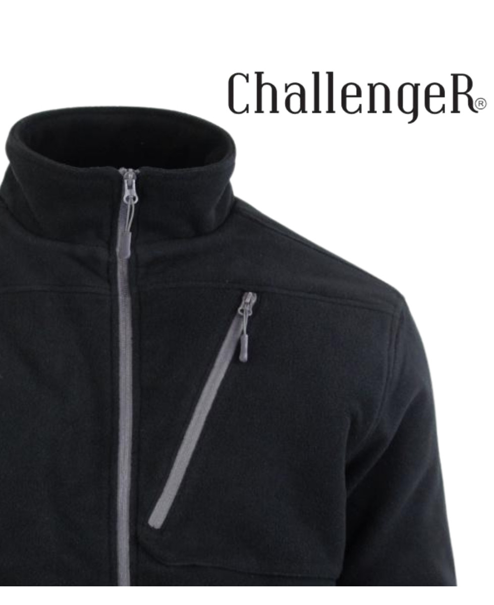 CHALLENGER CALGARY1 — Veste polaire doublée noir