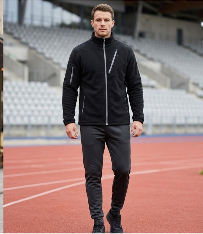 CHALLENGER CALGARY1 — Veste polaire doublée noir