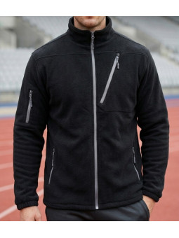CHALLENGER CALGARY1 veste polaire doublée matelassée noir homme
