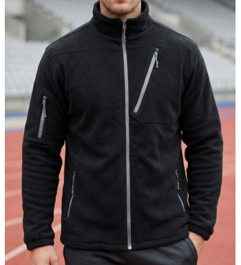 CHALLENGER CALGARY1 veste polaire doublée matelassée noir homme