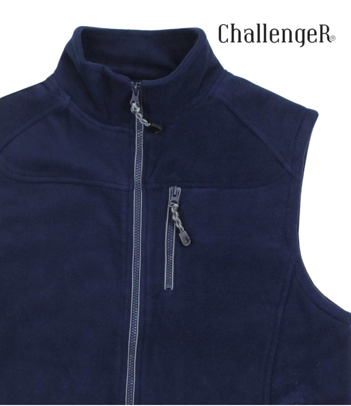 CHALLENGER CHAMBERY1 — Gilet polaire sans manches marine