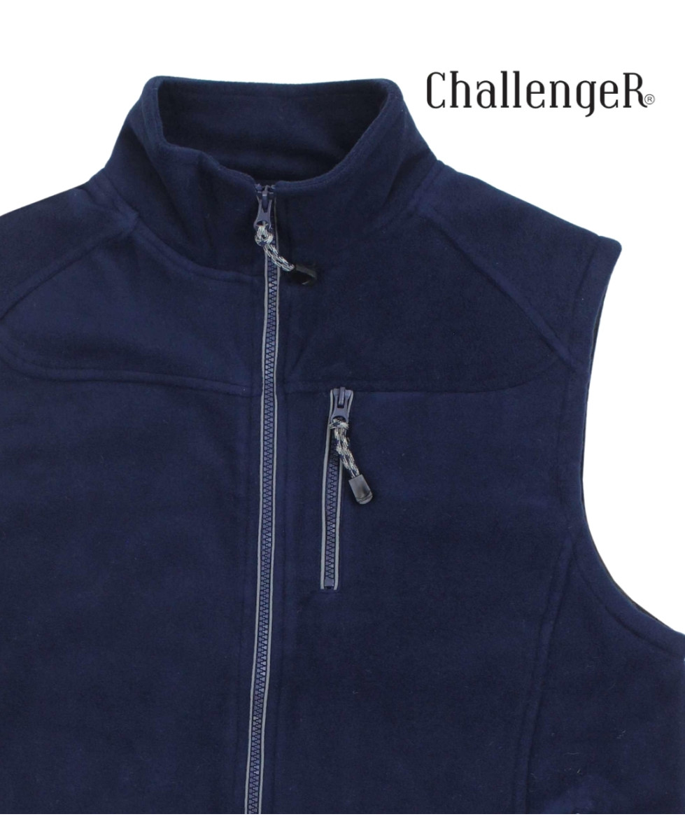 CHALLENGER CHAMBERY1 — Gilet polaire sans manches marine