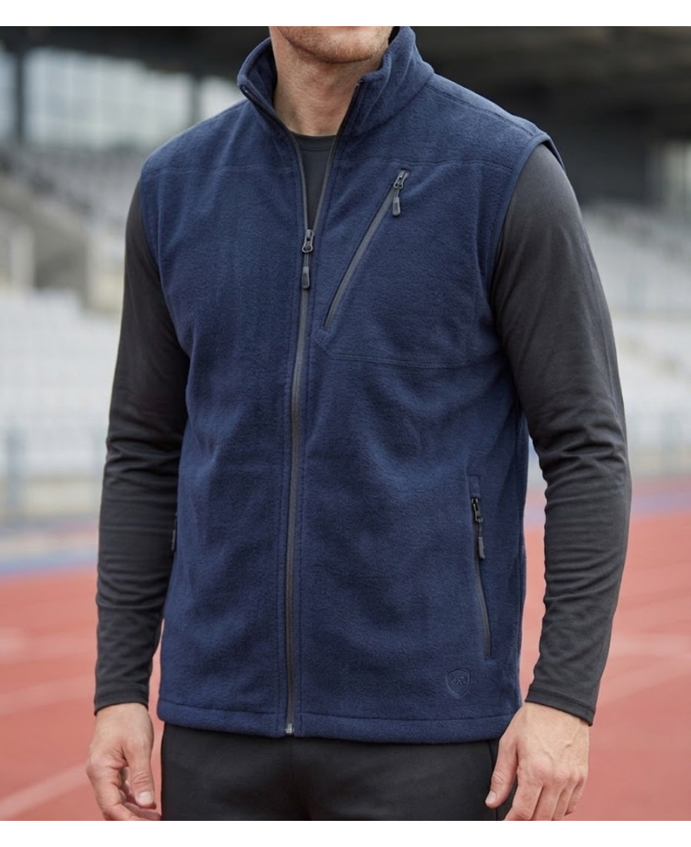 CHALLENGER CHAMBERY1 gilet sans manches polaire bleu marine homme