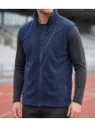 CHALLENGER CHAMBERY1 gilet sans manches polaire bleu marine homme