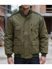 Blouson de travail homme kaki et jaune TERRATREND 6656KJ