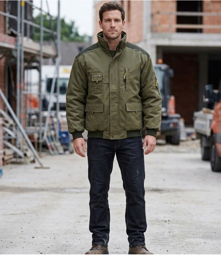 Terratrend 6656KJ — Blouson de travail robuste multipoches