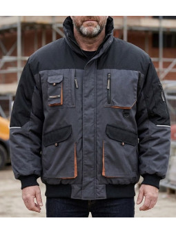 Blouson de travail homme gris TERRATREND 4629GN