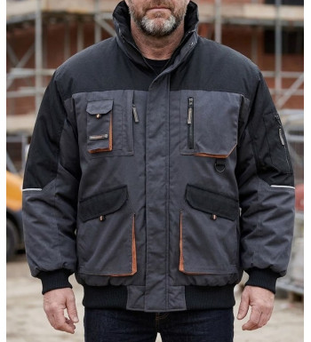 Blouson de travail homme gris TERRATREND 4629GN