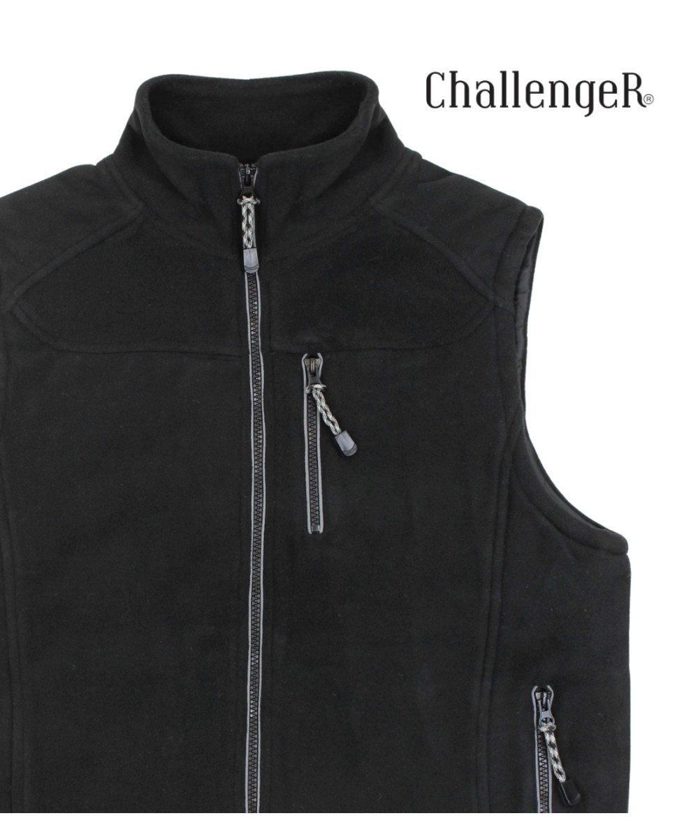 CHALLENGER CHAMBERY3 — Gilet polaire sans manches noir