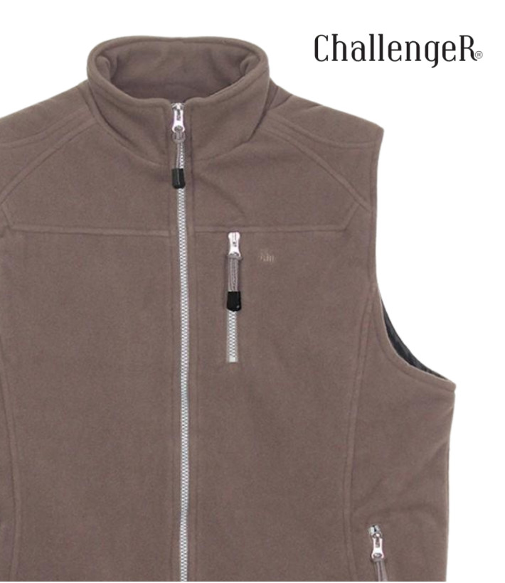 CHALLENGER CHAMBERY2 — Gilet polaire sans manches taupe