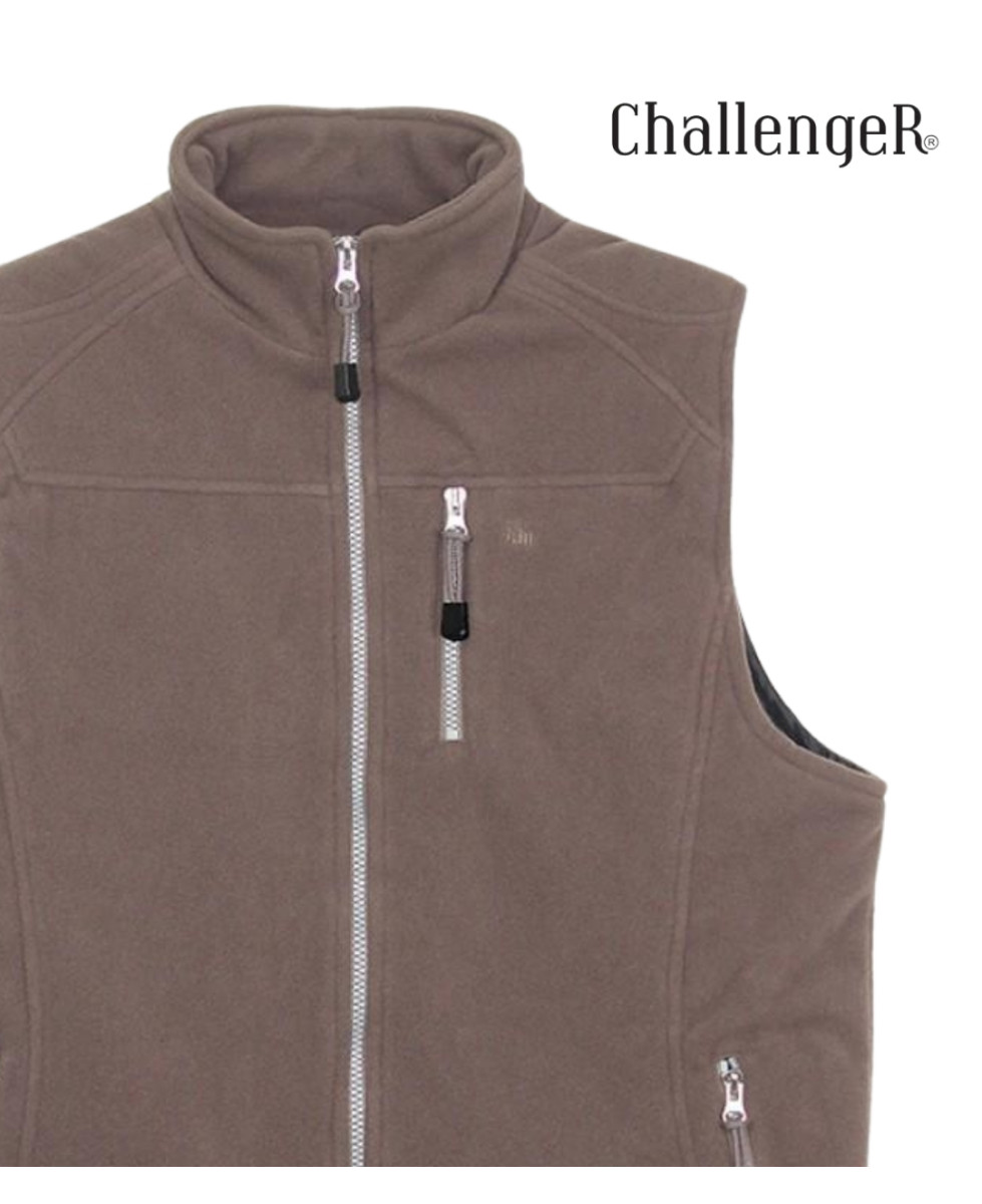 CHALLENGER CHAMBERY2 — Gilet polaire sans manches taupe