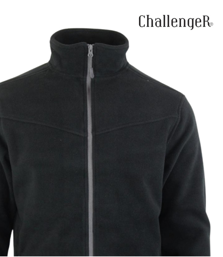 CHALLENGER CHAMONIX1 — Veste polaire zippée noir