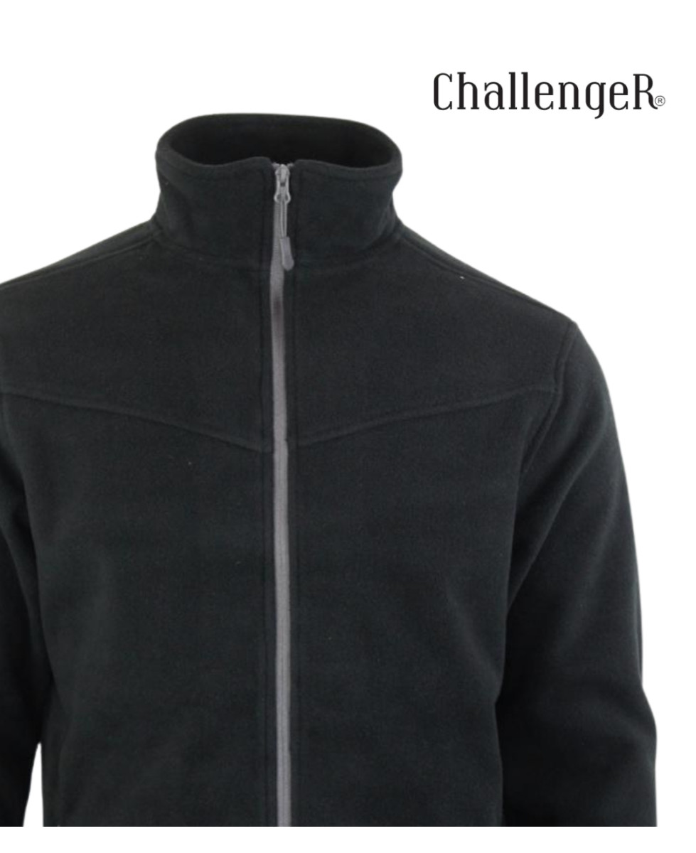 CHALLENGER CHAMONIX1 — Veste polaire zippée noir