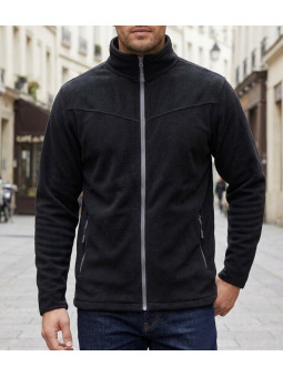 CHALLENGER CHAMONIX1 veste polaire zippée noir homme