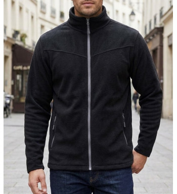 CHALLENGER CHAMONIX1 veste polaire zippée noir homme