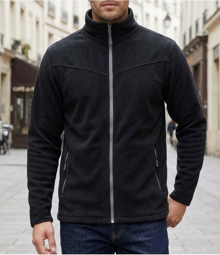 CHALLENGER CHAMONIX1 veste polaire zippée noir homme