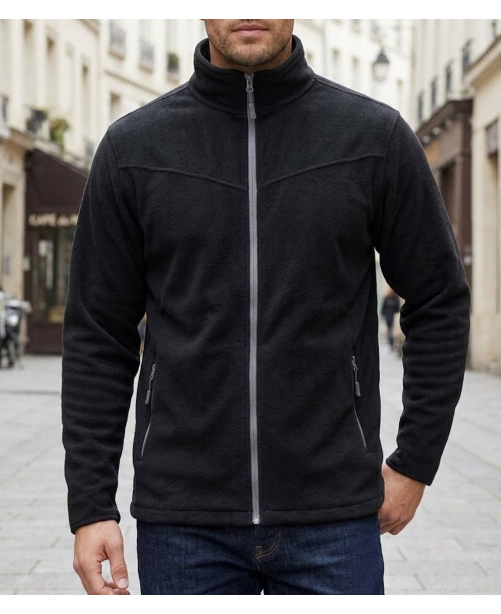 CHALLENGER CHAMONIX1 veste polaire zippée noir homme