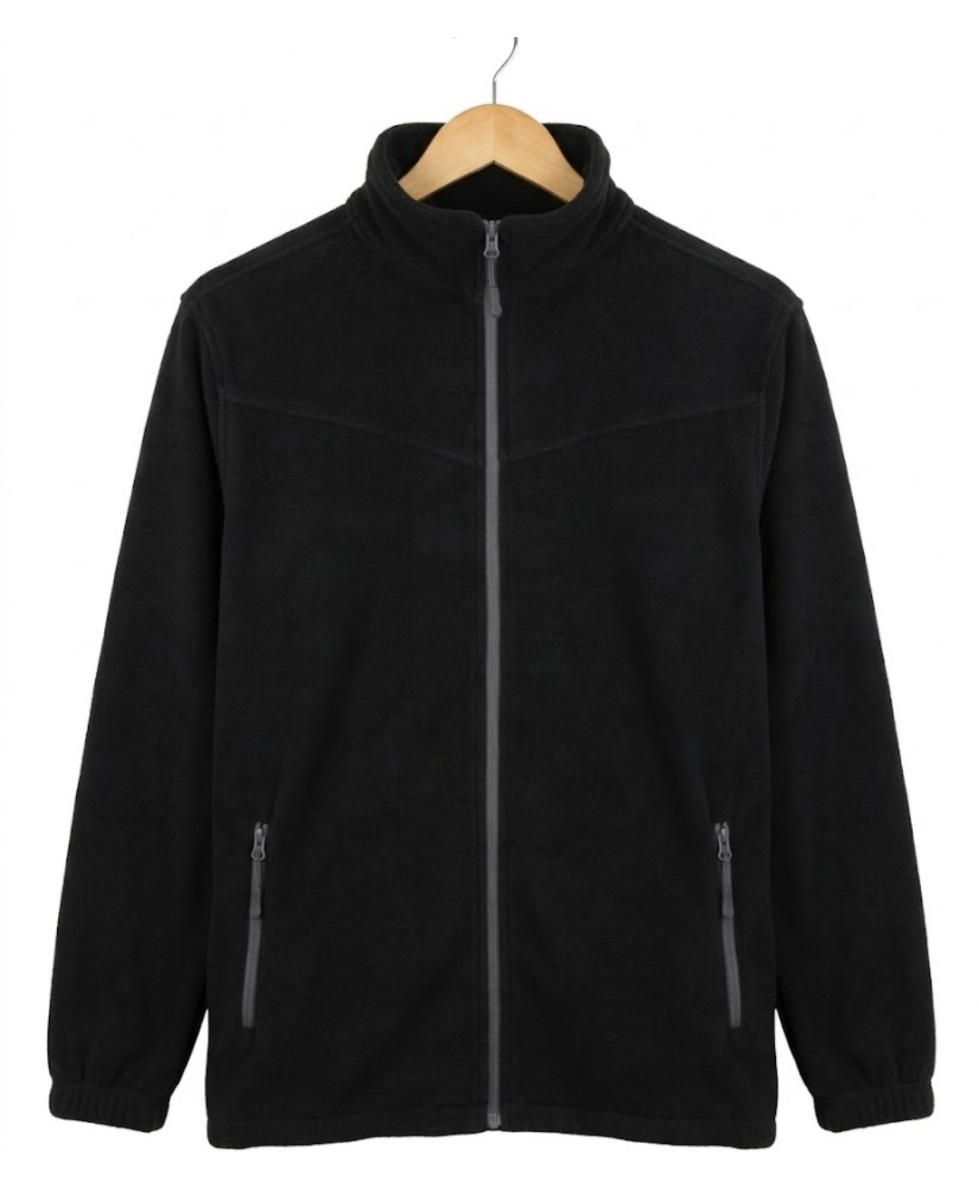 CHALLENGER CHAMONIX1 — Veste polaire zippée noir