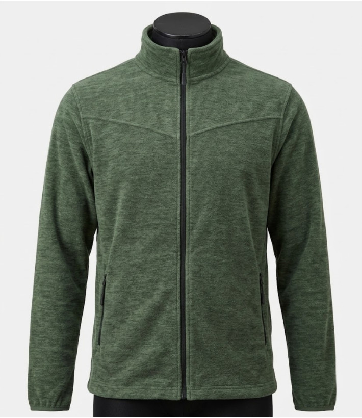 CHALLENGER CHAMONIX3 — Veste polaire zippée kaki