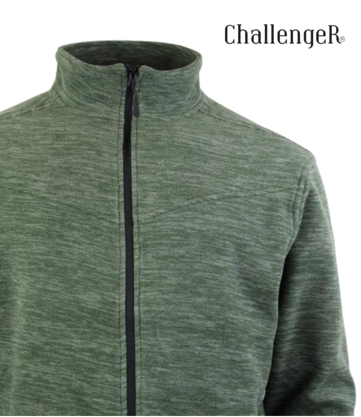 CHALLENGER CHAMONIX3 — Veste polaire zippée kaki