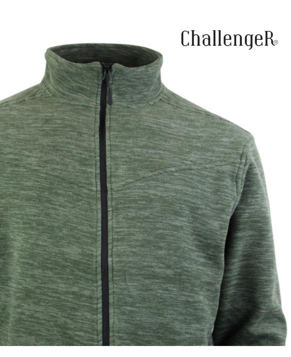 CHALLENGER CHAMONIX3 — Veste polaire zippée kaki
