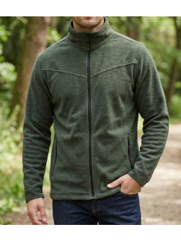 CHALLENGER CHAMONIX3 veste polaire zippée kaki chiné homme