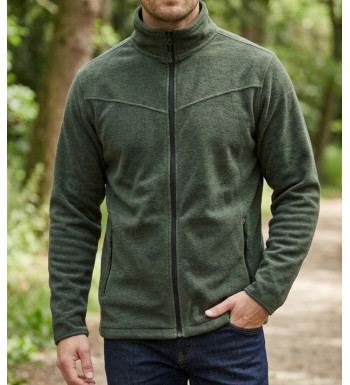 CHALLENGER CHAMONIX3 veste polaire zippée kaki chiné homme