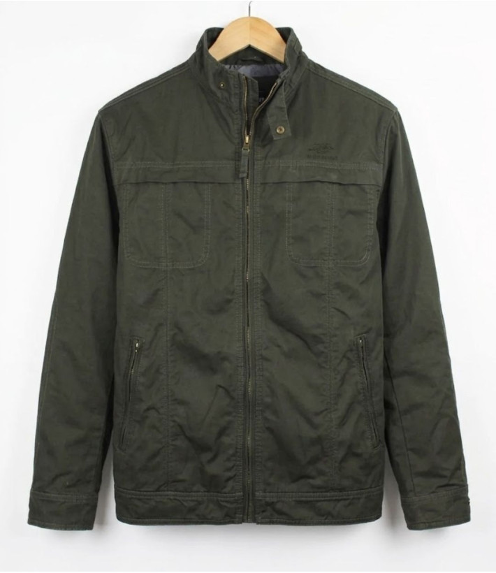 Winchester WE1294K — Blouson zippé kaki respirant en coton