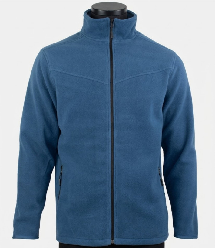 CHALLENGER CHAMONIX4 — Veste polaire zippée bleu