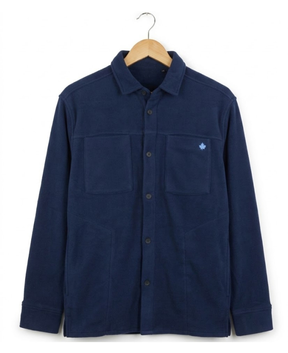 CHALLENGER CLARK1 — Surchemise polaire marine chaude