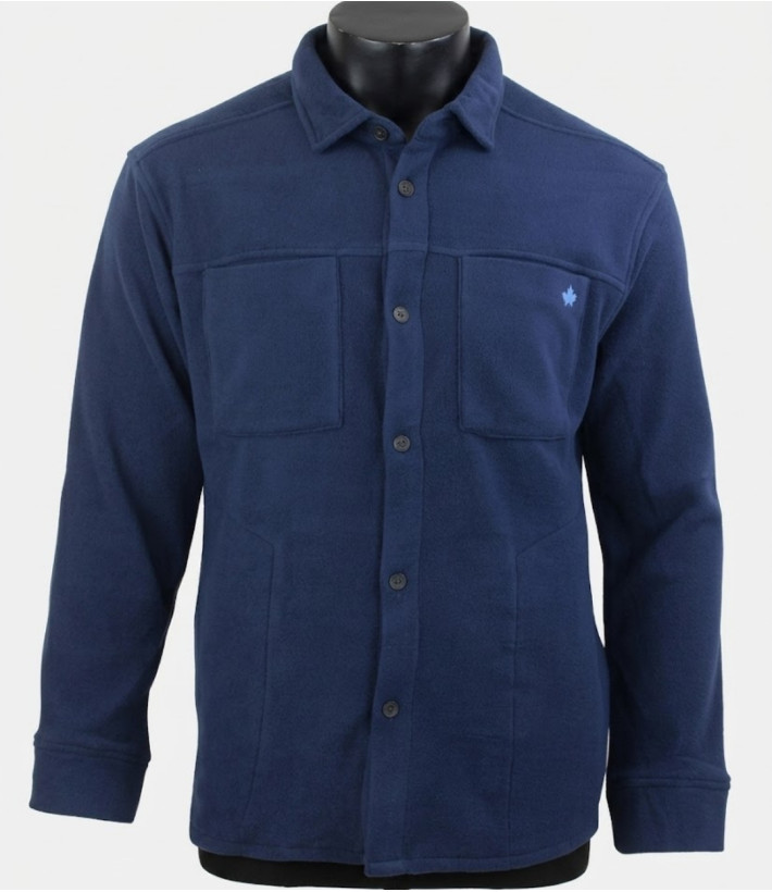 CHALLENGER CLARK1 — Surchemise polaire marine chaude