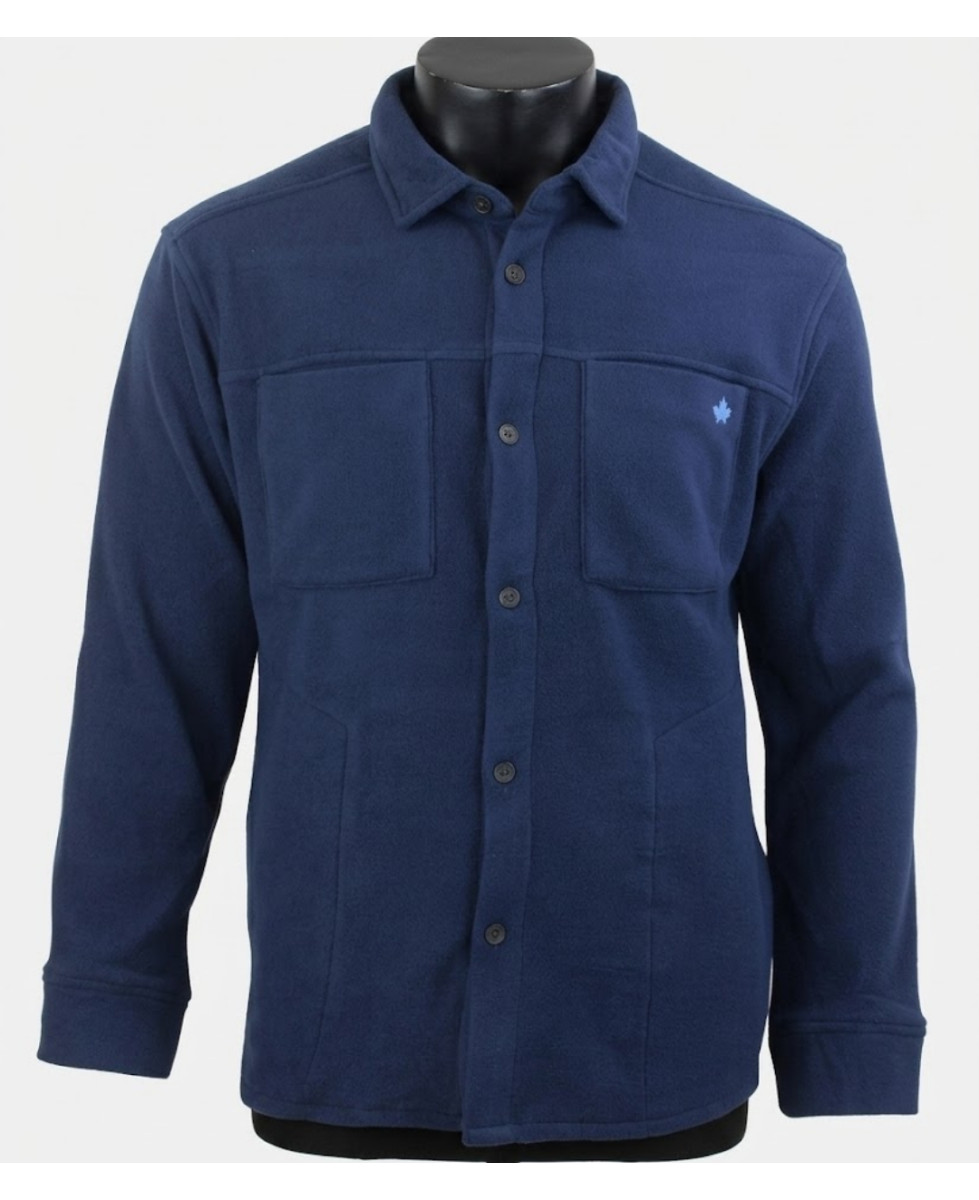 CHALLENGER CLARK1 — Surchemise polaire marine chaude