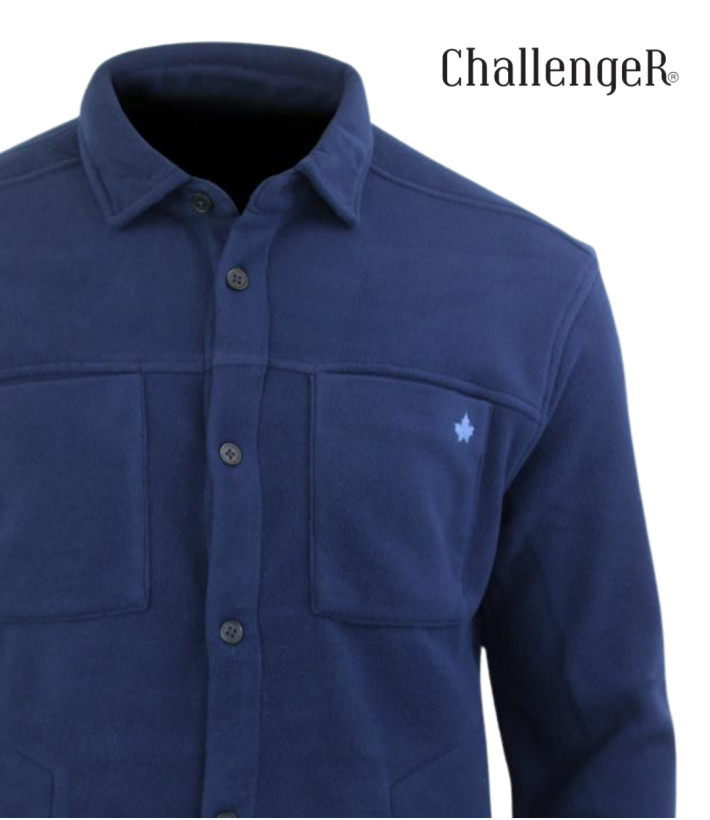 CHALLENGER CLARK1 — Surchemise polaire marine chaude