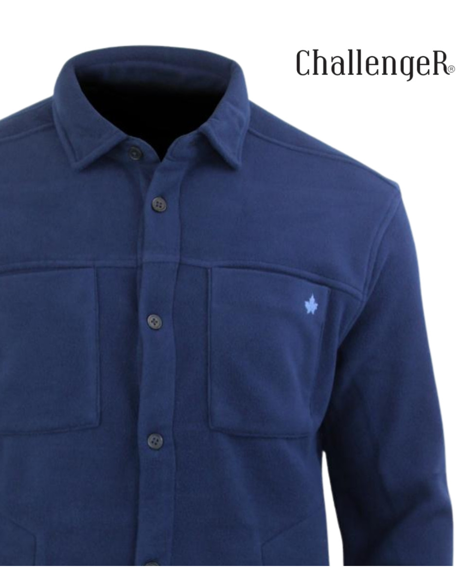 CHALLENGER CLARK1 — Surchemise polaire marine chaude